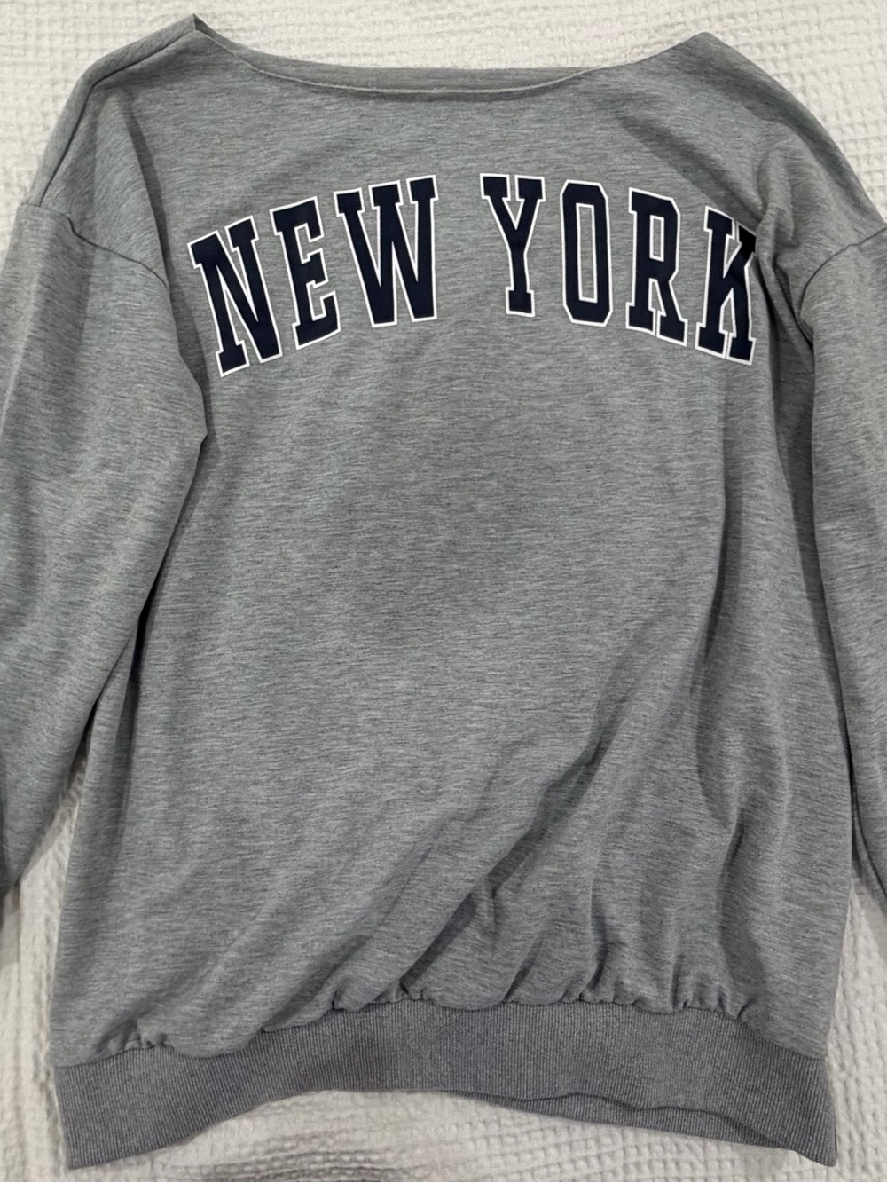 NEW YORK Grey Graphic Sweatshirt
